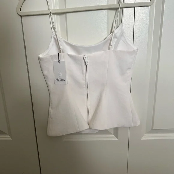 Aritzia Altar Bustier - Crepette™ in birch NWT - Picture 4 of 5